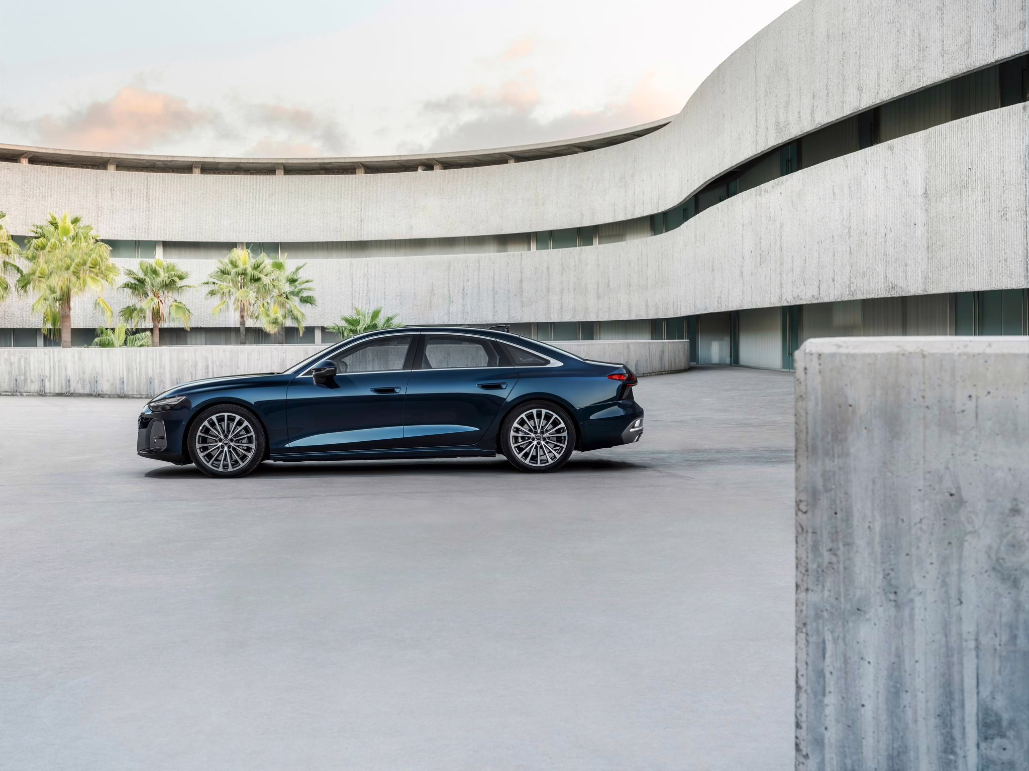 Profilansicht Der Audi A6 Limousine