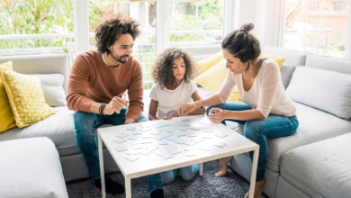 Familie Spielt Zusammen Memory