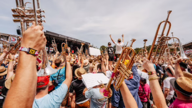 Gesamtspiel Beim Festival «woodstock Der Blasmusik»