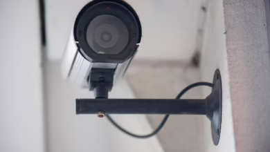 Videoüberwachung An Einem Haus