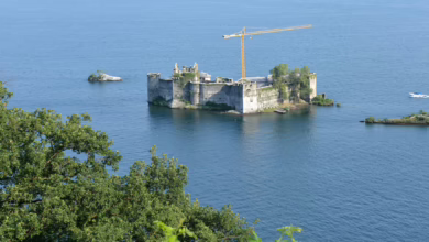 Seefestung Castelli Di Cannero Im Lago Maggiore
