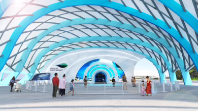 Rendering Des Eingangsbereichs Des Singapore Oceanarium