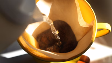 Filterkaffee Wird Aufgegossen