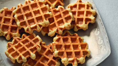 Sauerteig Waffeln