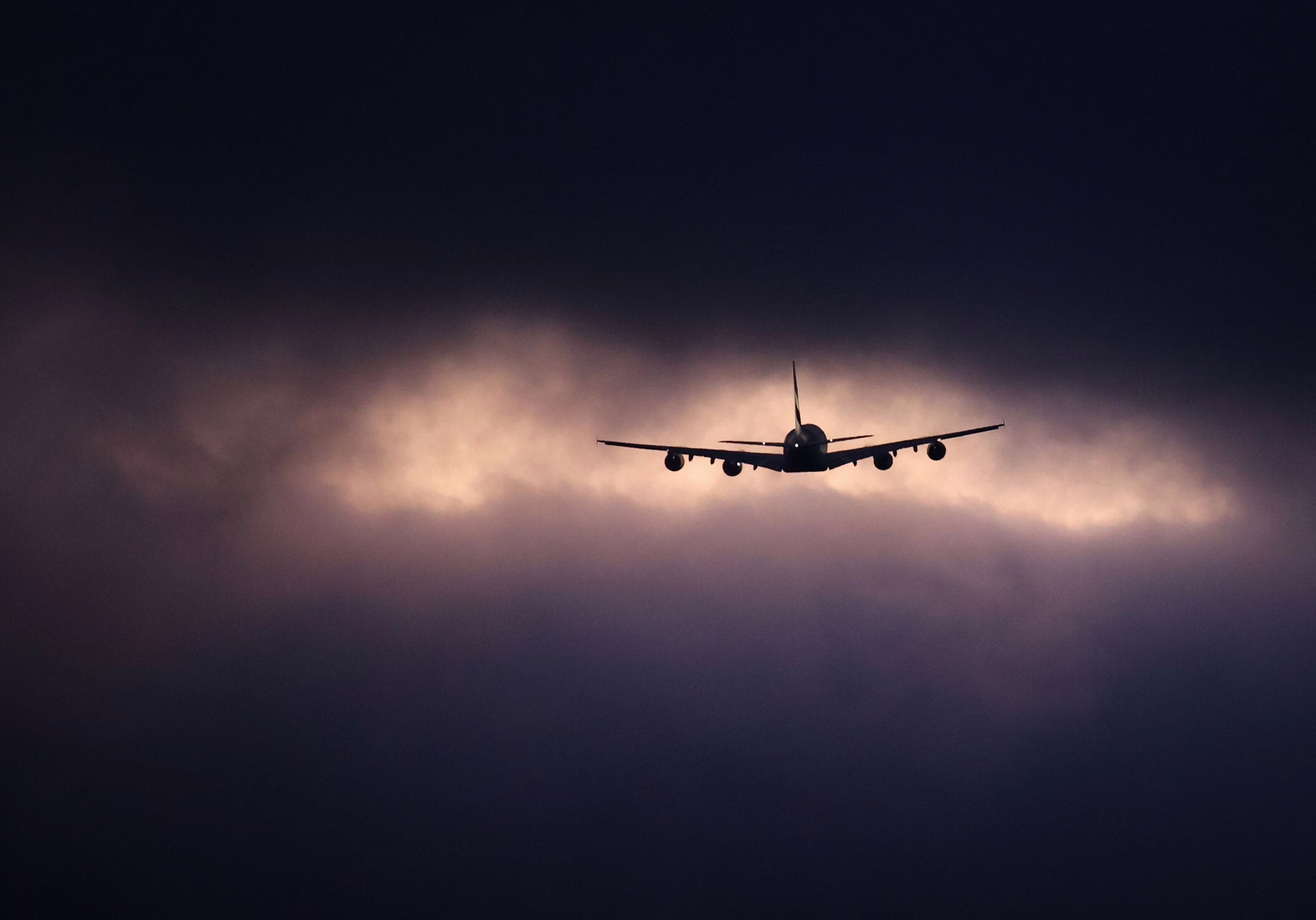Ein Flugzeug Im Himmel