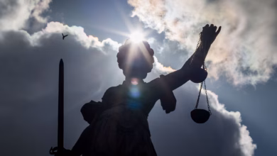 Statue Der Justitia