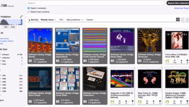 Screenshot «amiga software library» des internet archive