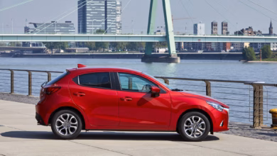Seitenansicht Vom Mazda2 Von 2017