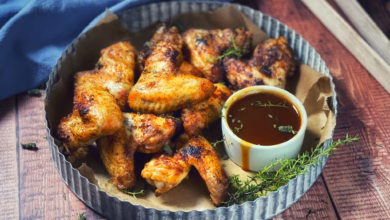 In Trockengewürzen Marinierte Chicken Wings