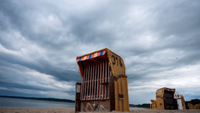Trübes wetter an der ostsee