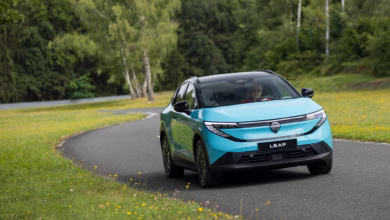 Frontansicht nissan leaf