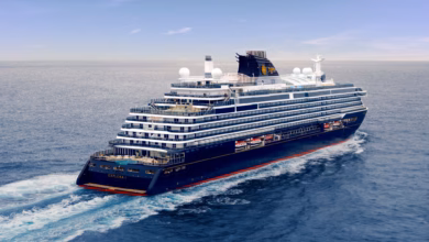 Außenansicht des kreuzfahrtschiffs «explora i»