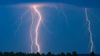 Gewitter über brandenburg