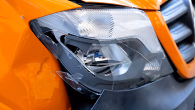 Blechschaden am auto