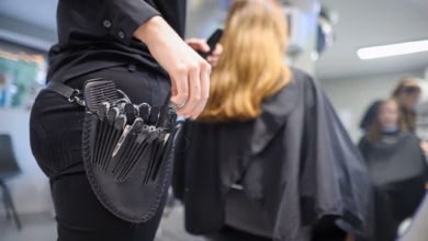 Arbeit im friseursalon