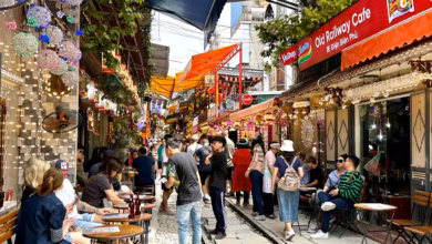 Train street in hanoi