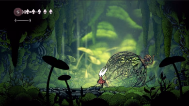 Screenshot vom spiel «hollow knight: silksong»