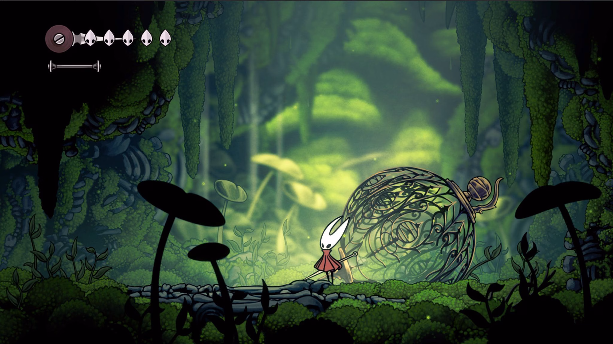 Screenshot vom spiel «hollow knight: silksong»