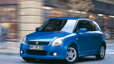 Fahransicht suzuki swift sport der 5. generation