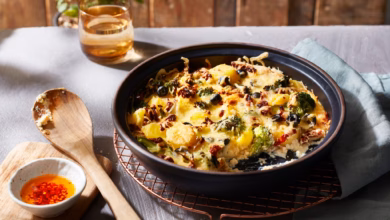 Mediterraner kartoffelauflauf