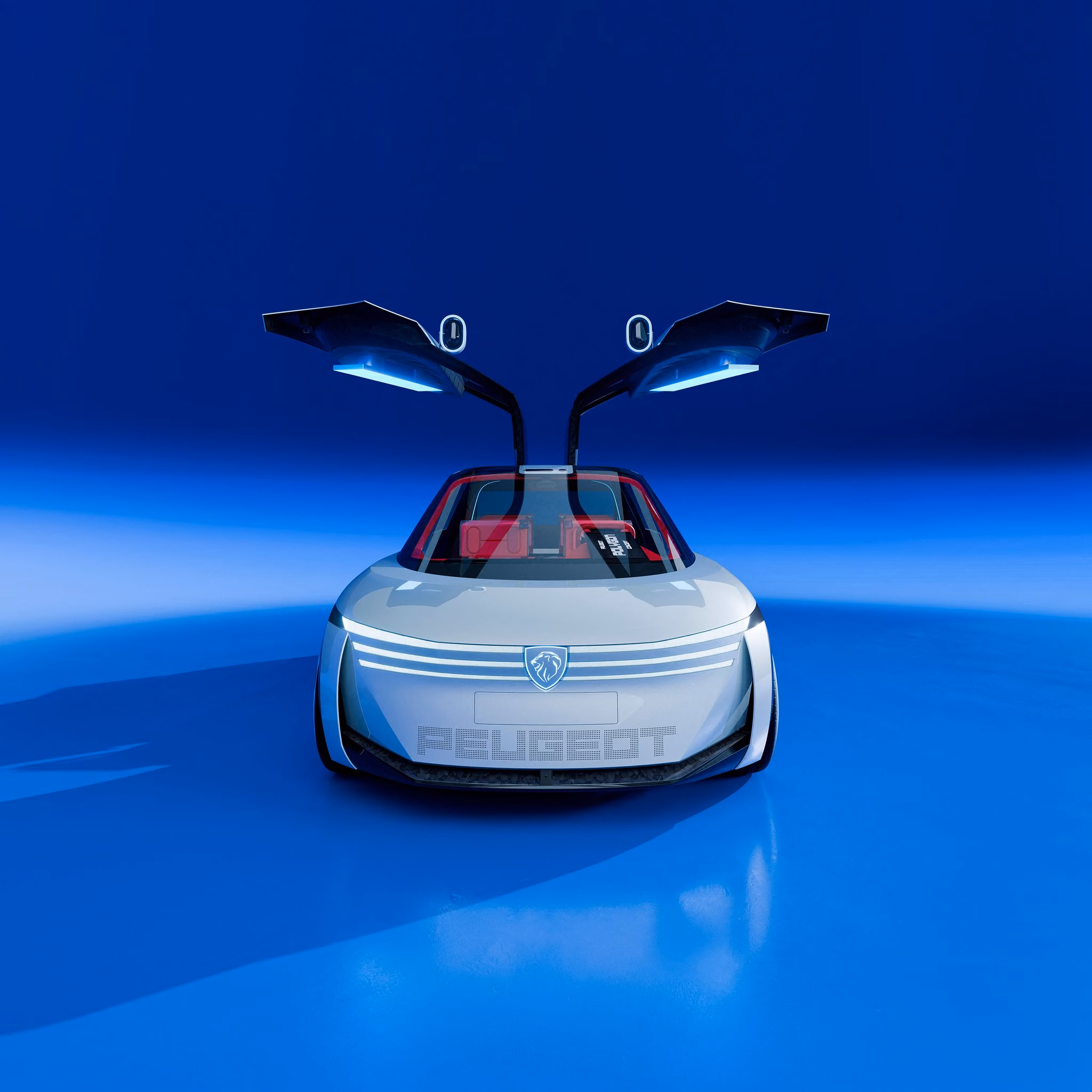 Blick in die zukunft: die designstudie polygon von peugeot