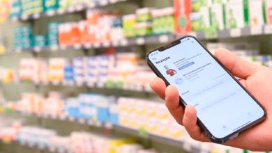 E rezept ist auf einem smartphone zu sehen