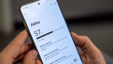 Die akku einstellungen eines android smartphones